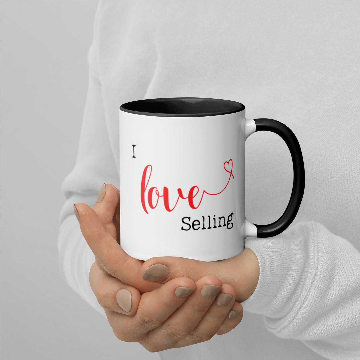 I love Selling CEO-Mode Mug with Black Color Inside, 11oz Ceramic